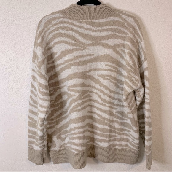 Maurices Zebra Print Pullover Sweater - Picture 2 of 5